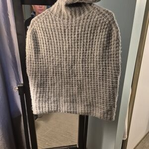 Anthropologie John Jenn Gray Cowl Neck Sweater